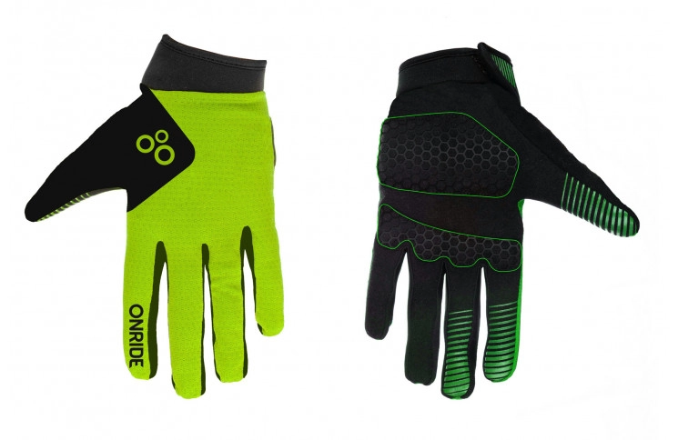 Перчатки ONRIDE Long 20 цвет зеленый/черный размер S