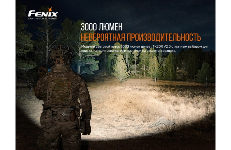 Ліхтар ручний Fenix TK20R V2.0