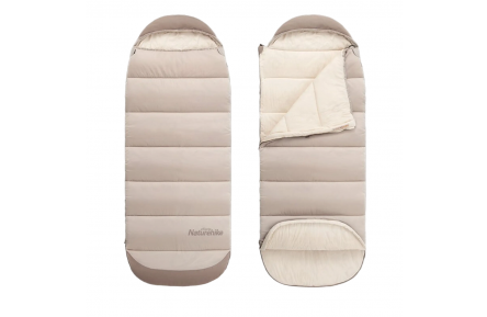 Спальный мешок с капюшоном Naturehike B400 NH21MSD11, бежевый