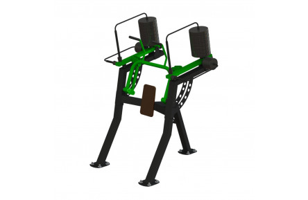 Уличный тренажер Пресс-машина стоя BruStyle Abdominal Machine