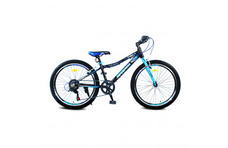Велосипед Sparto Polo V-br 24" 12" черно-красно-синий