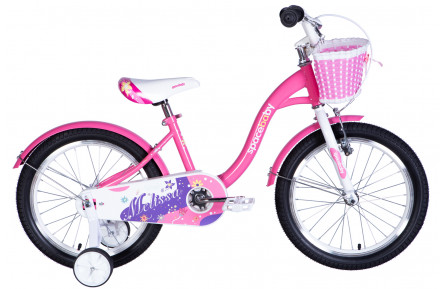 Велосипед SPACE KID MELISSA BH ST 2024 18" 10" рожевий з корзиною