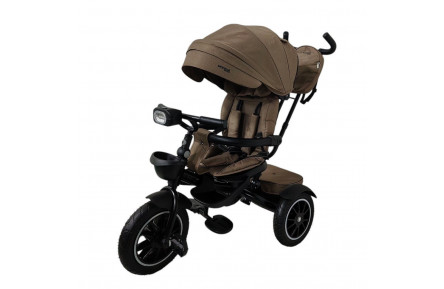 Дитячий триколісний велосипед MODENA ME 1193 Beige Praline, з батьківською ручкою
