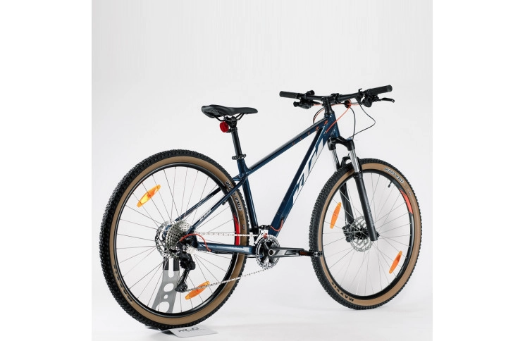Велосипед KTM Ultra Flite 29" L/48 синій сріблясто-жовтогарячий 2022
