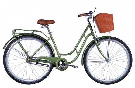 Велосипед 28" Dorozhnik RETRO Velosteel 2024 (темно-зелений)