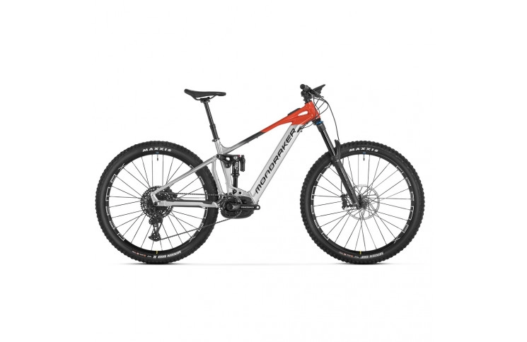 Электровелосипед MONDRAKER CRAFTY R 29" 160mm, 750Wh Bosch Performance CX Smart, Silver/Red, M