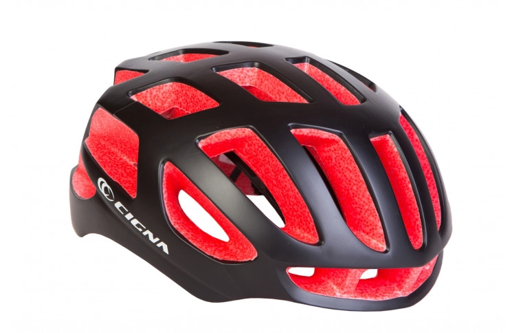 Шлем велосипедный СIGNA TT-4 черно-красный L (58-61см)