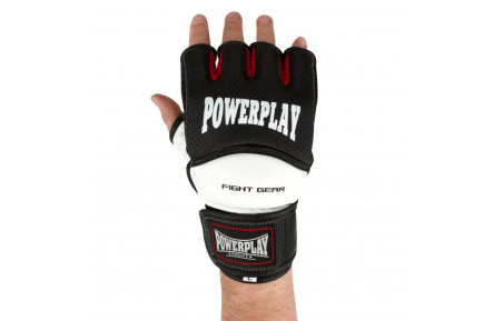 Перчатки для MMA PowerPlay PP_3075_XL_BI/White, Черно-белый XL