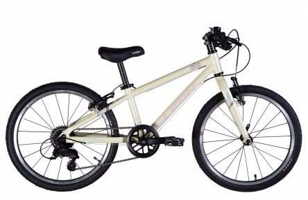 Велосипед AL 20" Leon GO 7 speed Vbr CS рама-10" бежевий з рожевим 2025