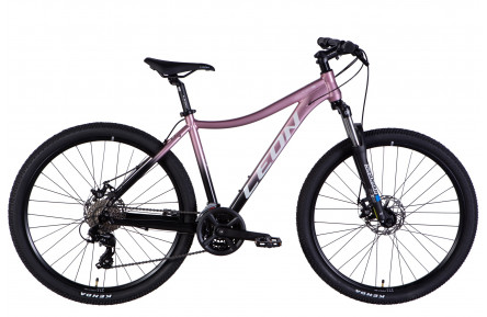 Велосипед AL 27,5" Leon XC LADY 105 DD CS рама-18" рожевий з чорним 2025