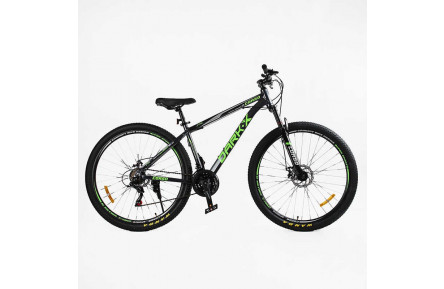 Велосипед Corso Dark-X 29" DX-29904 алюміній 17" чорно-зелений