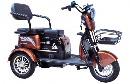 Електричний трицикл Corso Ostin Pro SN (1200Вт 72В 28Аг) 10"