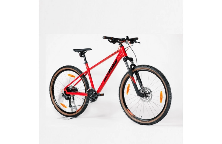 Велосипед KTM Chicago 271 2022 27.5" M/43 помаранчовий з чорним