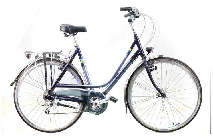 Гібридний велосипед Gazelle Medeo 28" L блакитно-синій