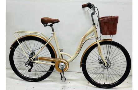 Велосипед міський Corso Liberty 28" LR-28406 + КОШИK, сталь 20"