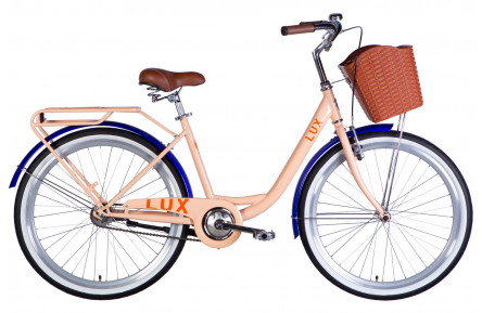 Велосипед ST 26" Dorozhnik LUX Velosteel рама-17" пудровий 2025