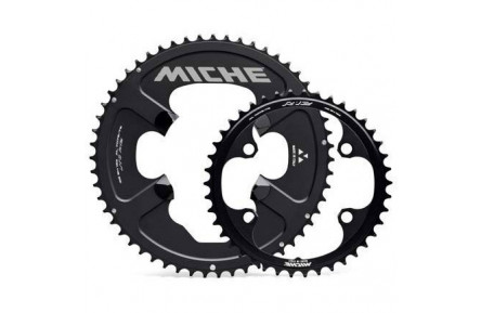 Передняя звезда Miche UTG R92 12-шв. 55T черный с болтами