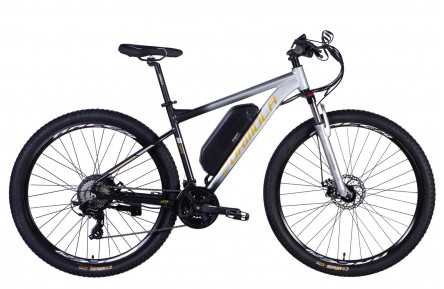 Велосипед з електроприводом 29" AL Formula eF-1 DD CS рама-18,5" 48B 12.5А*г 500Вт сріблясто-чорний 2026