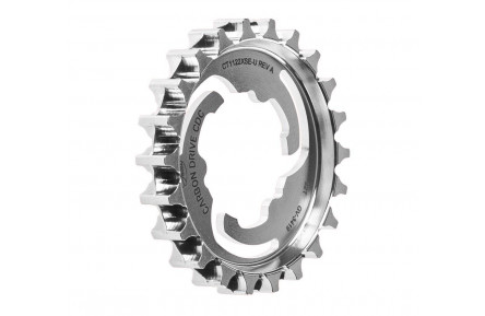 Задня зірка Gates Carbon Drive CDC CenterTrack 45.5 SureFit з нержавіючої сталі 22T, срібна