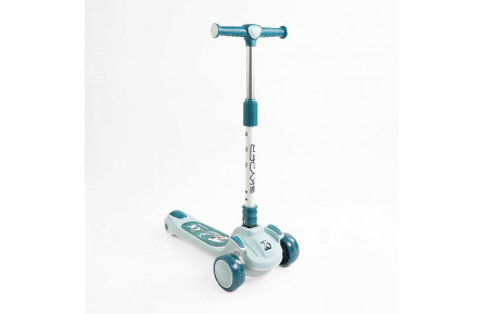 Самокат триколісний "Skyper" RS-46204 (8) колеса PU 125х40мм зі світлом, музика та підсвічування платформи, кермо складне