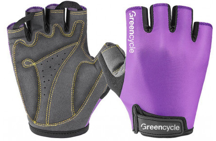 Рукавички Green Cycle Vivid без пальців S фіолетові