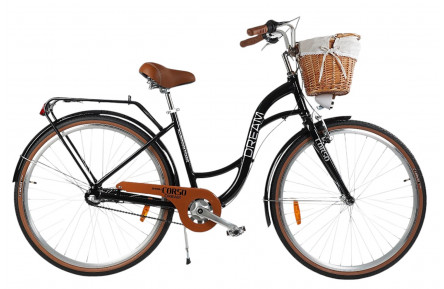 Велосипед міський Corso "Dream" DM-28605 + КОШИК (1) обладнання Shimano Nexus-3, 3 швидкості, алюмінієва рама, кошик, фара