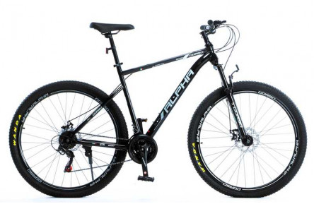 Велосипед Спортивний Corso 29" дюймів «ALPHA» LF-29824 (1) рама сталева 21’’, обладнання Shimano, 21 швидкість, зібран на 75, у мішку