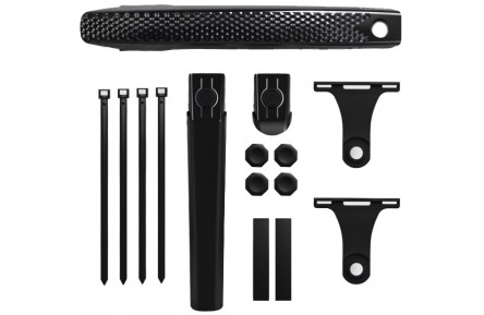 Крило універсальне переднє/заднє Green Cycle GMG-20, полікарбонат та нейлон, 335х60мм, чорне