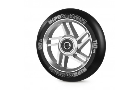 Колесо для трюкового самоката Hipe H5 110мм, Silver/Black PU