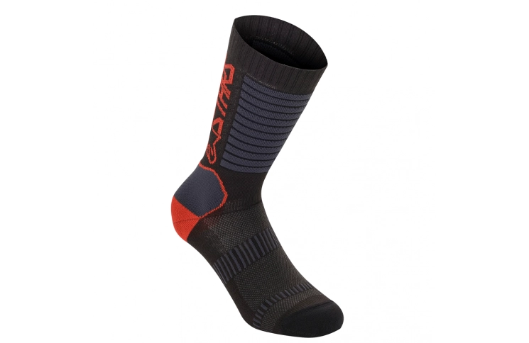 Носки Alpinestars PARAGON LITE SOCKS 19 BLK BRIGHT RED, M