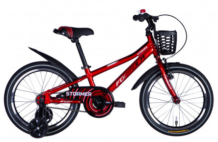 Велосипед Formula STORMER BH AL 18" 9" червоний з чорним та білим 2025