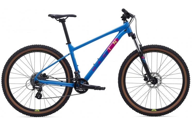 Велосипед 29" Marin BOBCAT TRAIL 3 рама - M 2024 Gloss Bright Blue/Dark Blue/Yellow/Magenta