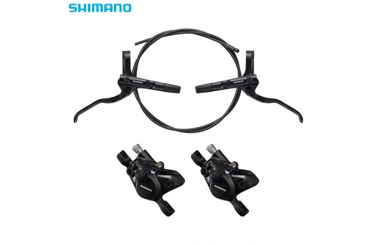 Гальма диск. гідравл. SHIMANO BR-MT200 пер.850/зад.1450мм комплект із роторами 160мм