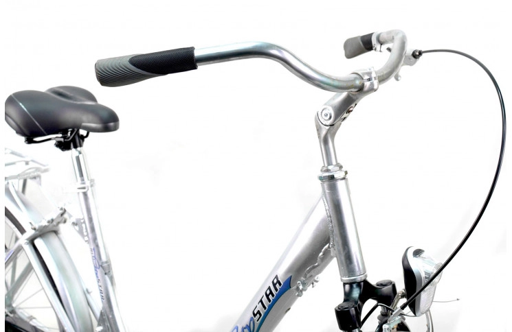 Городской велосипед Alu Сity Star  28" S серебристый Б/У 