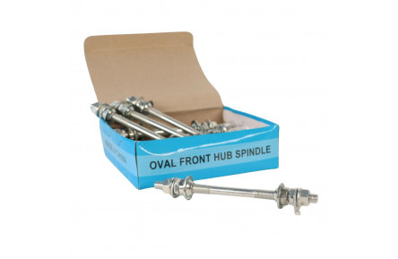 Вісь втулки передн. 8*140мм насипний с гайками срiблястий (12 шт)