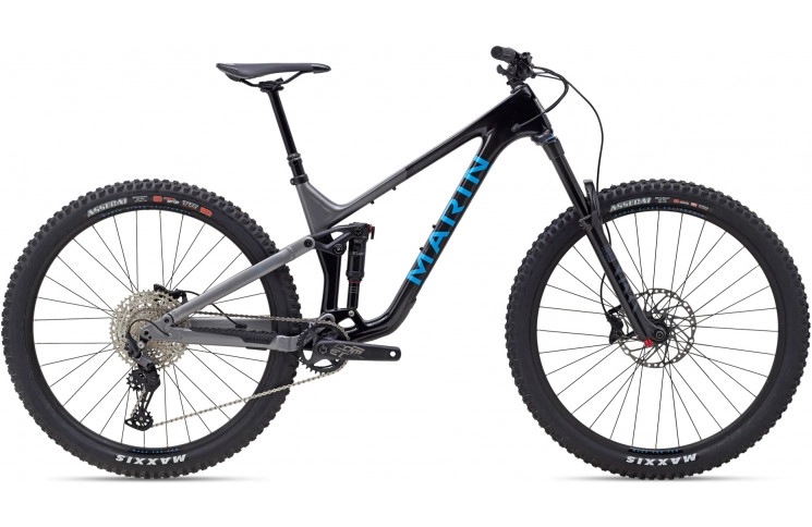 Велосипед 29" Marin Alpine Trail Carbon 1 XL 2024 Gloss Black/Blue