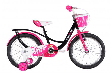 Велосипед ST 18" SPACE KID SUN BH рама-10" чорний з рожевим 2026