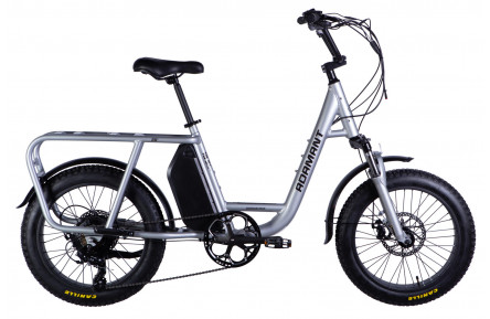 Велосипед с электроприводом 20" AL Dorozhnik eADAMANT DD FR рама-18,5" 48B 17.5А*ч 500Вт серебристый 2025