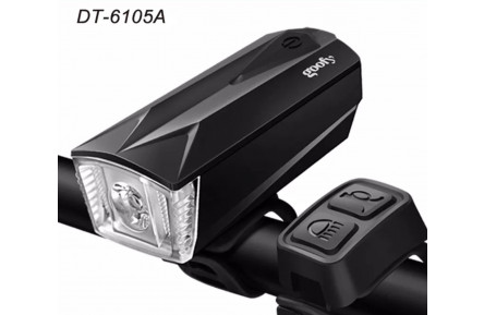 Фонарь передний BC-FL1592 190лм LED Li-on 1200mAh со звонком