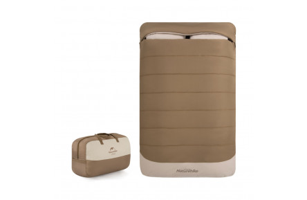 Спальный мешок двухместный Naturehike NH21MSD02, коричневый