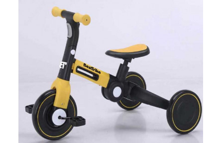 Велосипед 3-х колісний BS-32260 "Best Trike" (1) колеса EVA переднє 8’’, заднє 6’’, нейлонова рама, підсвічування, кошик, в коробці