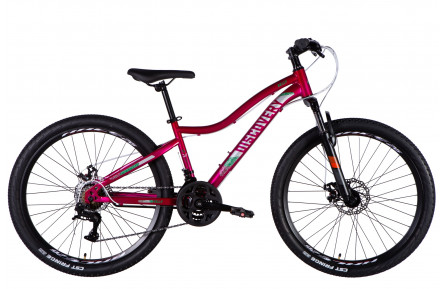 Велосипед уцененный ST 26" Discovery KELLY DD FR рама-14" малиновый 2025