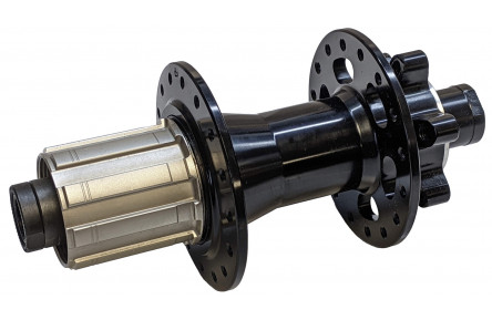 Втулка задн. Quando KT-SN8R 12x142MM, 32H 8/9/10S, 6 болтов, черная
