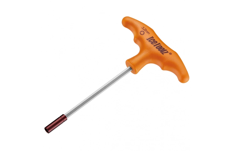 Ключ Ice Toolz 12C7 для спиць 5.5mm з Т-подібною ручкою під шестигранний ніпель