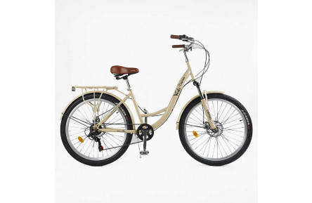 Велоcипед міський Corso Viola 26" VL-26704 сталь  17"