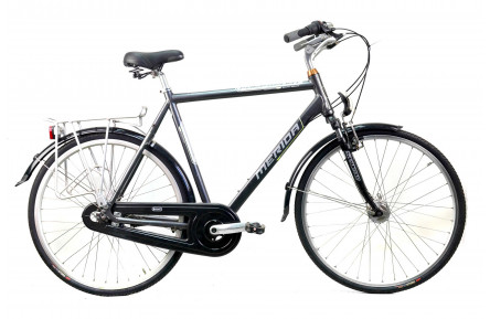 Городской велосипед Merida Seven Deluxe 28" XL cеро-зелёний Б/У