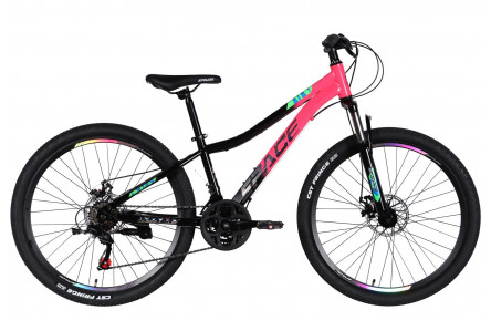 Велосипед ST 26" SPACE AURORA DD FR рама-13" рожево-чорний 2026