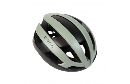 Шолом велосипедний для їзди на велосипеді CIGNA CS-32 L (57-61см) темно-зелений з чорним (матовий)