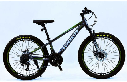 Велосипед Спортивний Corso 24" дюйми «RIDER» RD-24605 (1) рама сталева 11’’, обладнання LTWOO A2, 21 швидкість, зібран на 75