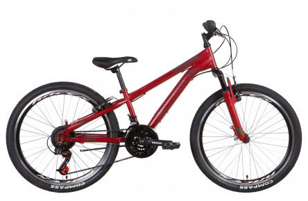 Велосипед 24" Discovery RIDER AM 2022 (красный(м))